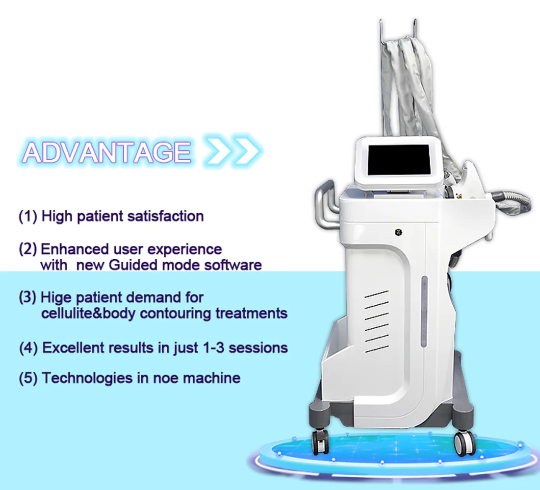 

New In LPG Massage Machine Vela Shape Vacuum Face Lift Cavitation Multipolar Roller Slimming Equipment Vertical 80K Weight Loss