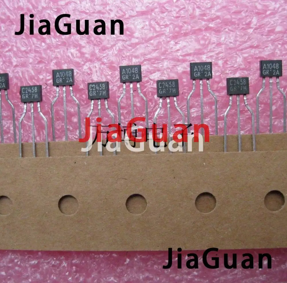 

20Pair NEW Triode 2SA1048-GR 2SC2458-GR TO-92S Transistor A1048-GR C2458-GR Audio Power Amplifier 2SA1048GR 2SC2458GR Taping