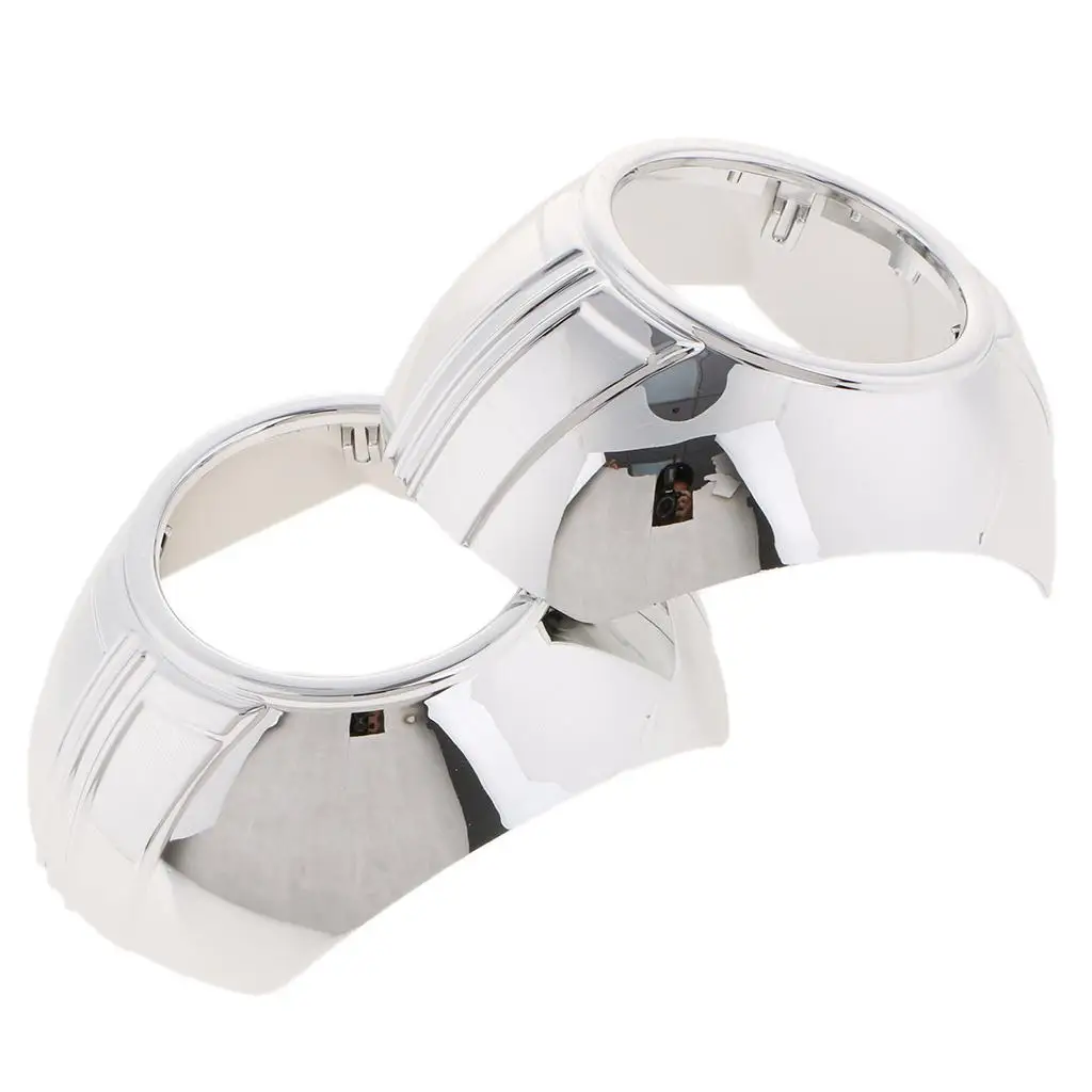 

Пара 3,0-дюймовых биоксеноновых кожухов для линз проектора, маска для Ford S-MAX, алюминий, модернизированный объектив проектора, биксеноновый автомобильный Hid