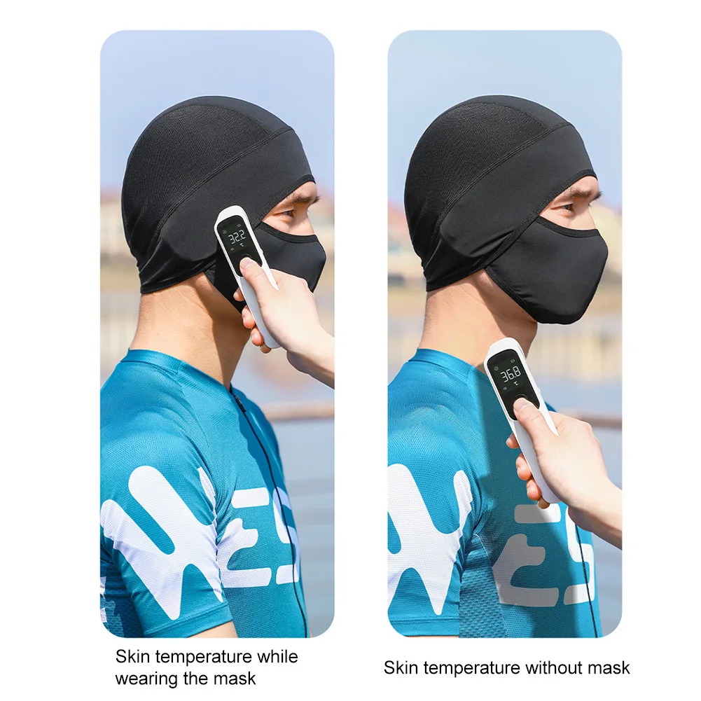 

Summer New Ice Silk-Mask Motorcycle Riding Hood Sunscreen-Mask Windproof Hood Breathable Sweating For Running Cycling Equipment