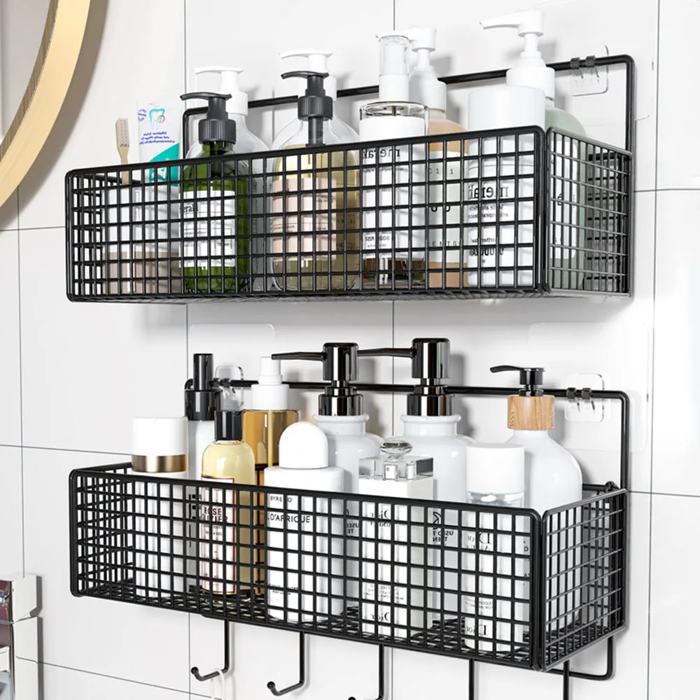 Настенная полка для ванной комнаты Stella хранения туалетных принадлежностей