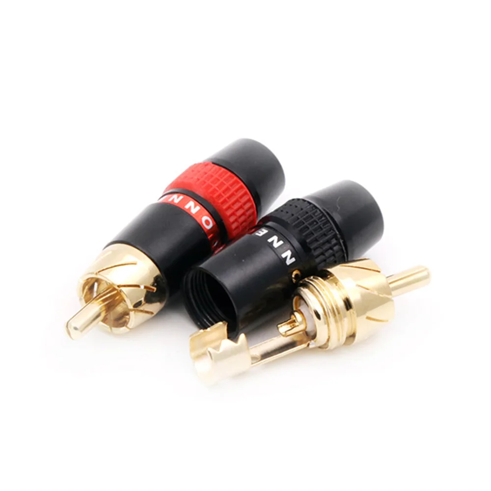 4 шт. аудиоразъем RCA с 3 2 на 6 5 мм Hi-Fi стереоразъем для усилителей телевизоров ПК