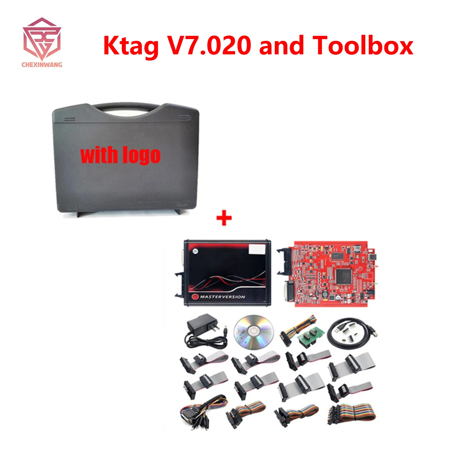 

ECU Tool For Ktag V7.020 KESS V2.8 V2 V5.017 BDM Frame SW V2.25 v2.47 4 LED 22pcs Adapters K-TAG ECU Programmer with Toolbox