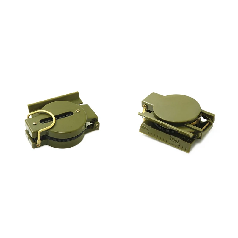 Портативный складной компас для кемпинга зеленый туризма выживания путешествий