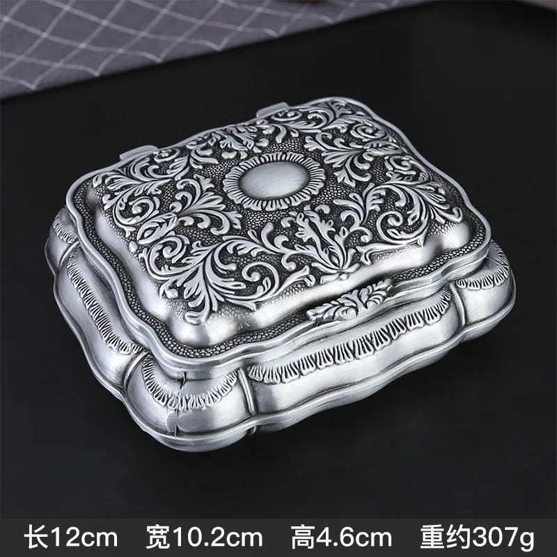 

Ретро квадратная металлическая шкатулка для украшений