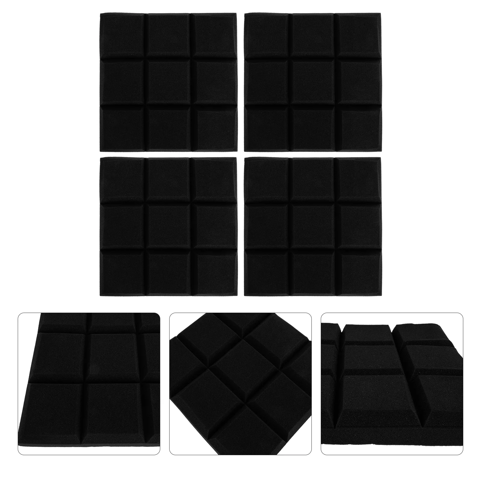 

Acoustic Panel Sound Insulation Foam Panels Studio Board Soundproof Adhesive Soundproofing Self Closed Cell Noise Sponge