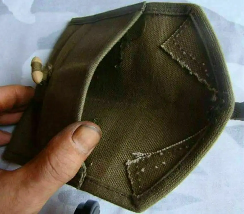 . Армейский Солдат Второй мировой войны 1943 парусиновая сумка для боеприпасов