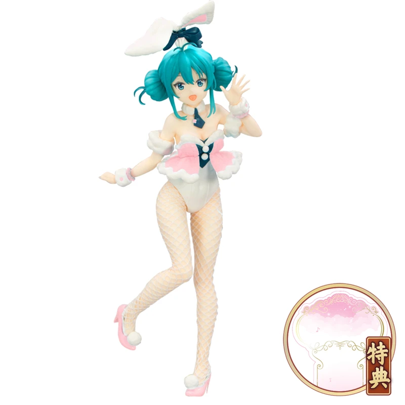 

Original VOCALOID Hatsune Miku Pink Ears Ver. Bunny Girl Anime Figure Pvc Model Toy Ornaments Gift Cartoon Figure Hatsune Model