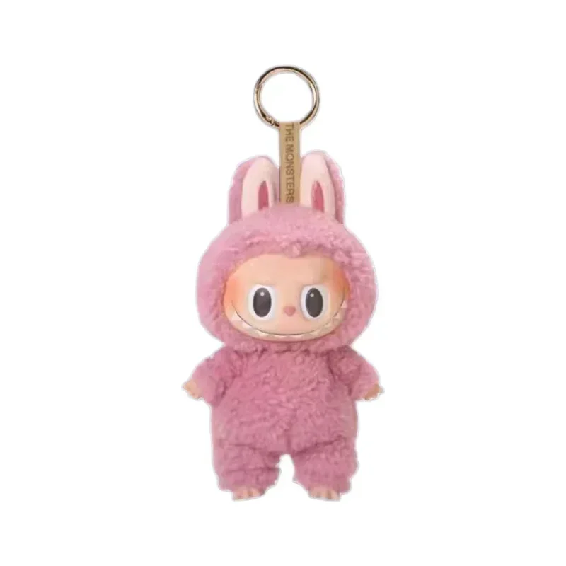 16 см Labubu The Monsters Heartbeat Macaron Эмалированное лицо Симпатичная мягкая фигурка из ПВХ