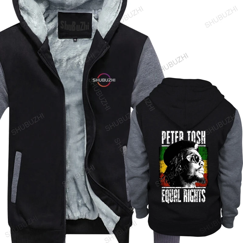 

new arrived mens high quality hoodie winter thick pullover PETER TOSH EQUAL RIGHTS cotton hooded sweatshirt fleece jacket