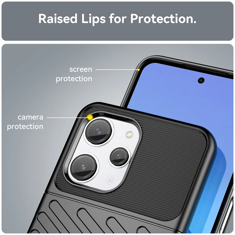 For Xiaomi Redmi 12 Case Silicone New Matte Rubber Protective Case Redmi 12 Cover For Redmi 12 Case
