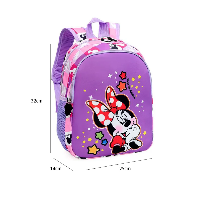 Disney Minnie Schoolbag for Girls Kids Waterproof Durable Kindergarten Students Cute Backpack Free Delivery 2023 New