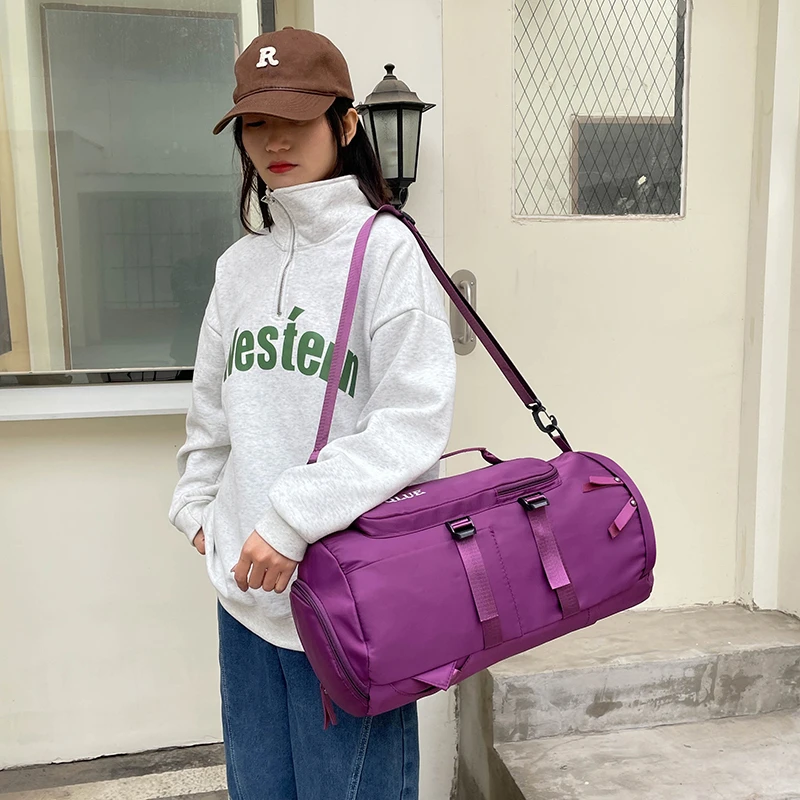 Hand Travel Bag Fitness Bag Duffel Bag Swimming Business Trip Waterproof Independent Shoes Position For Boarding Backpack M603