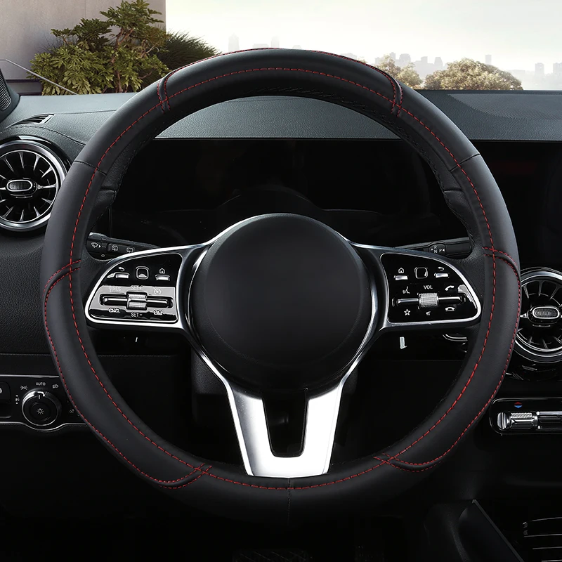 Универсальные автомобильные чехлы на руль противоскользящие скользящие прочные