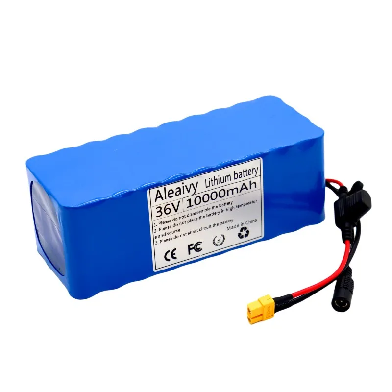 2023 New 36v Battery 10ah 10S4P Electric Bicycle Deep Cycle Battery for 500W Motor Ebike with 15A BMS+battery Charger