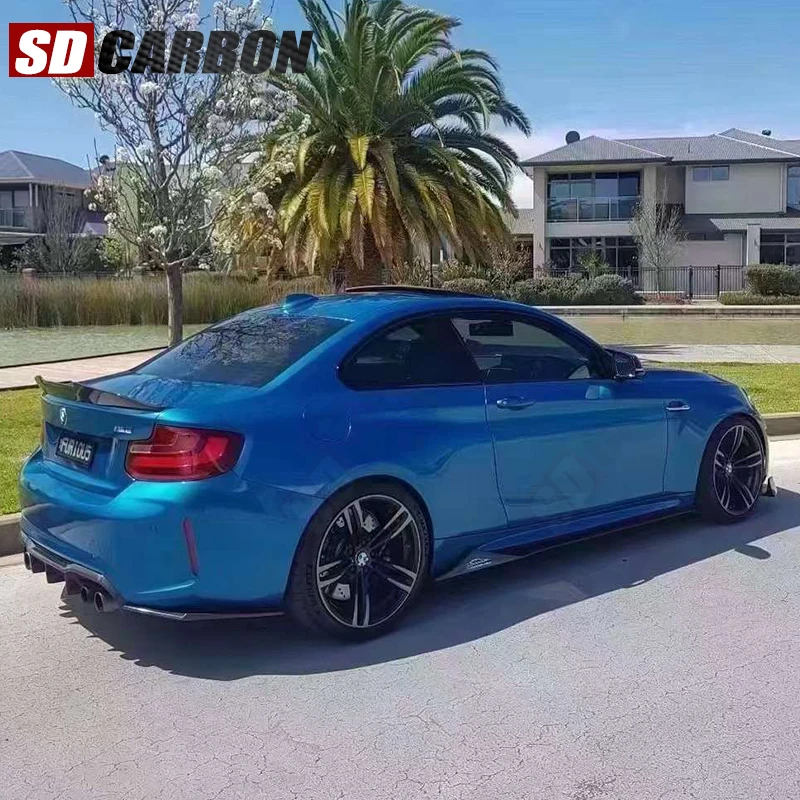 Для BMW M2 F87 M2C: карбоновые накладки на пороги, сплиттеры бампера, расширители колесных арок, боковые панели — тюнинг и аксессуары для автомобиля (art.: 3920d4ff69355) - 3920d4ff69355