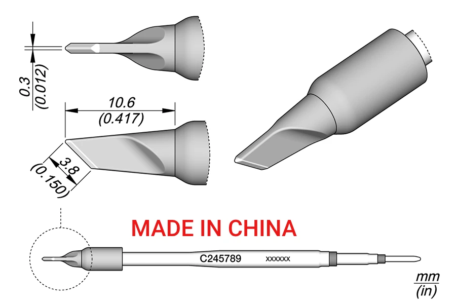 

Сварочные наконечники JBC C245 series