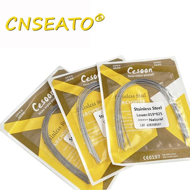 10 шт. стоматологические ортодонтические дуги из нержавеющей стали