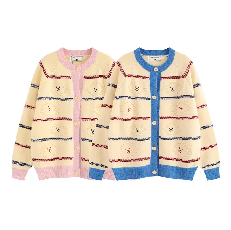 Винтажный вязаный свитер в американском стиле консервативном повседневный с