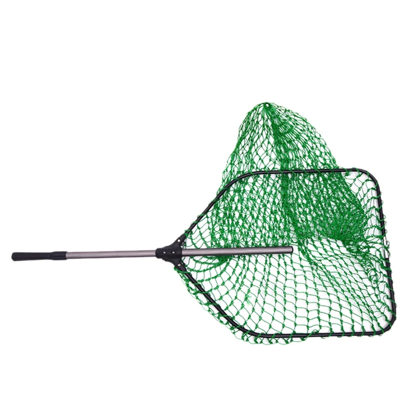

Hot-Foldable Fishing Net With Telescoping Rod Handle Fishing Net Fresh Water Suitable For Kids Men Women Extend To 2.5M