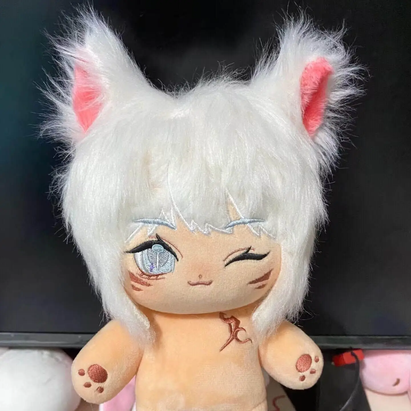 

Плюшевая хлопчатобумажная кукла с ушками зверя из м/ф «финальная фантазия», 20 см