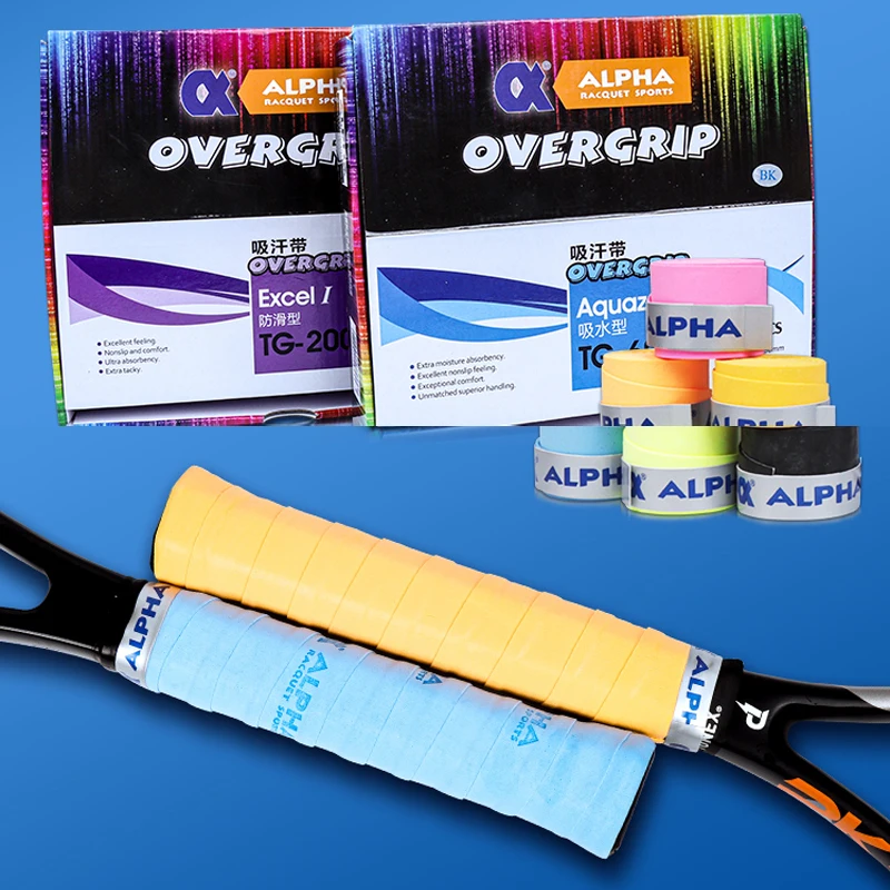 

ALPHA Overgrip Beach Tennis Racket Padel Tape PU Perforated Paddle Badminton Fish Rod Over Grip Fast Shipping Tacky Sweatband