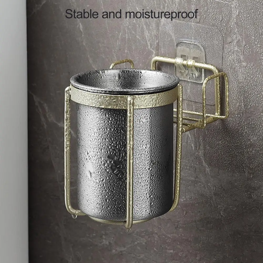 

1 Set Useful Ash Container Easy to Clean Ash Holder Punch Free Anti-fly Ash Design Ash Container Metal Ashtray Save Space