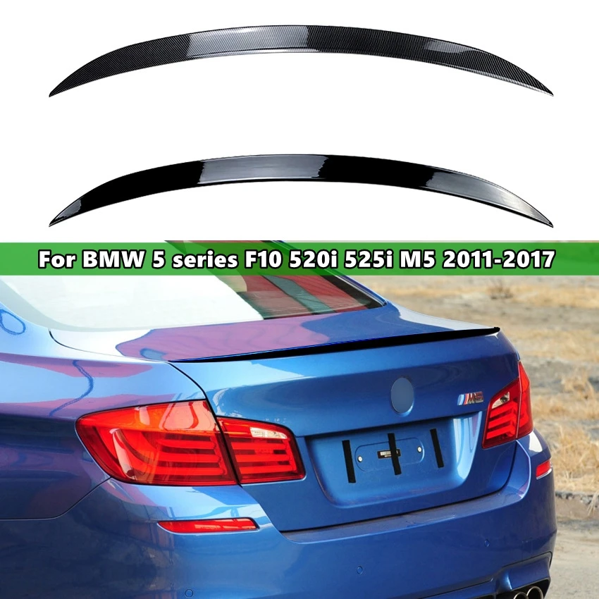 

Glossy black Car Tail Wing Rear Trunk Lip Spoiler Trim For BMW 5 series F10 520i 525i M5 2011 2012 2013 2014 2015 2016 2017