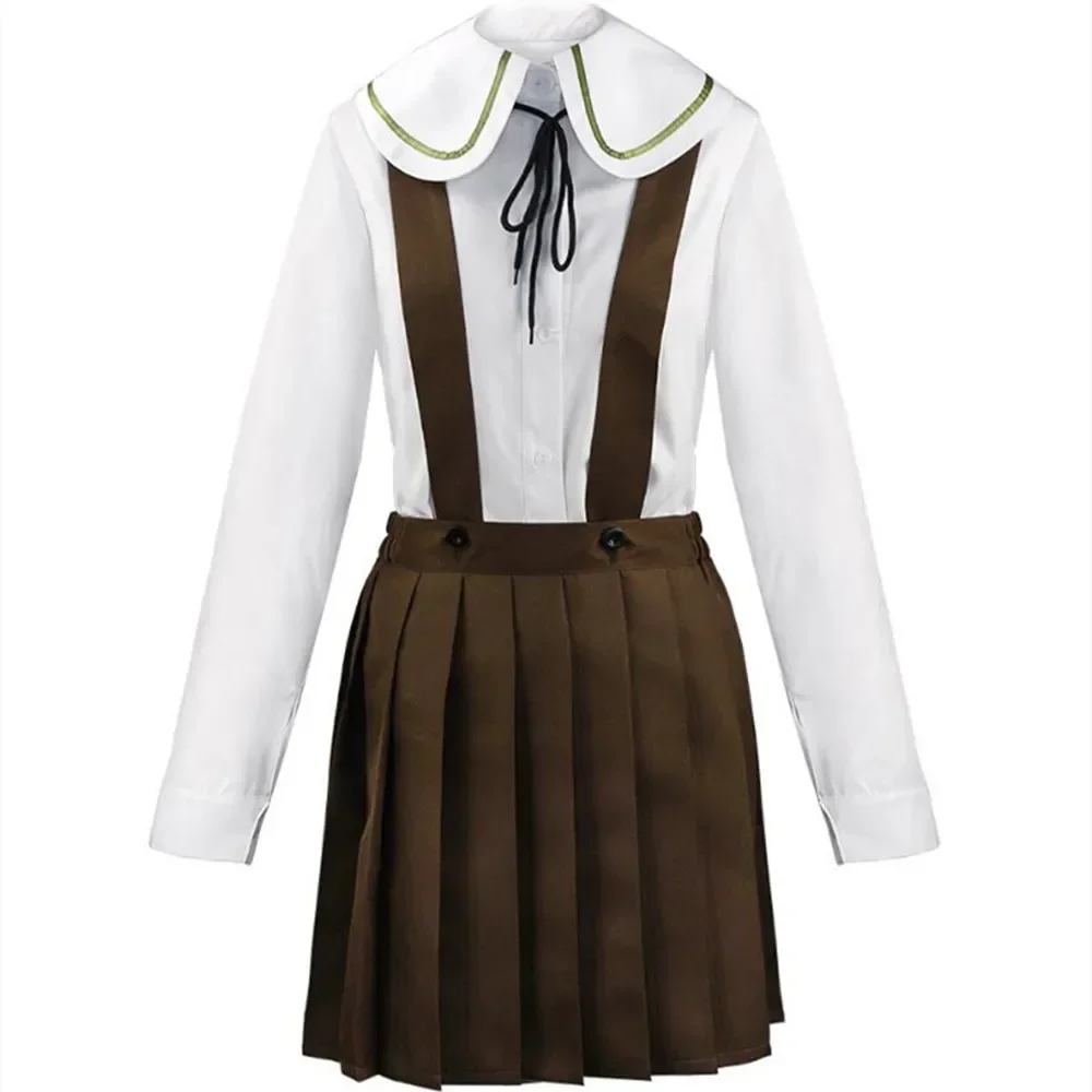 Аниме Danganronpa Kuma Chihiro Fujisaki Косплей Костюм Женская униформа JK