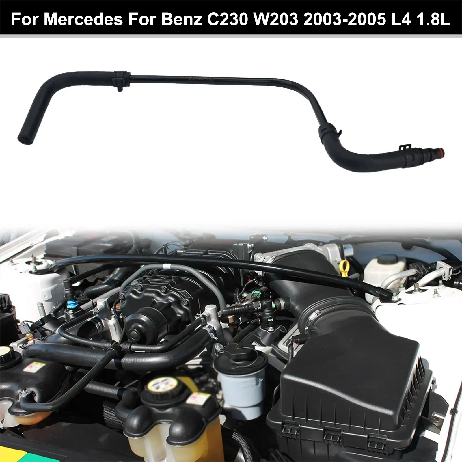 Обеспечьте долговечность вашего двигателя Mercedes Benz W203 C230 со шлангом охлаждающей