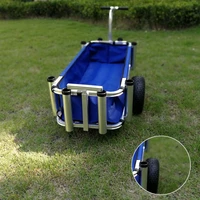 steel frame lightweight outdoor camping easy to use beach cart light weight aluminum deluxe beach trolley cart