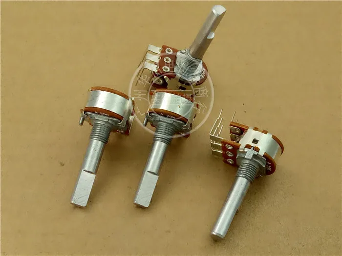 

148 Double Potentiometer A10KA20K A50K A100KA250K500K Handle 3mm