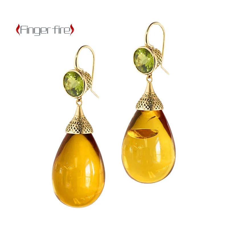 

Luxurious and Elegant Drop Earrings Festive Banquet Delicate Jewelry