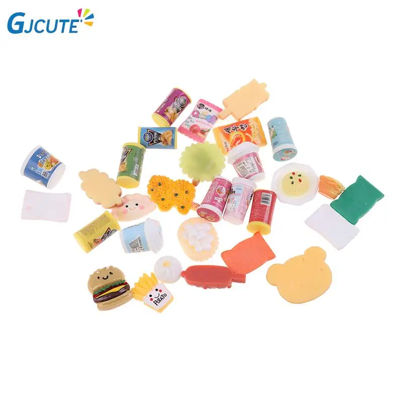 

5 шт./лот случайный милый миниатюрный кукольный домик супермаркет еда Закуски мини-торт вино напиток для кухни аксессуары