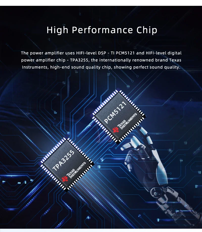 Стерео домашний аудиоусилитель WiFi2.4G и 5G Airplay BT5.0 H-DMI USB сабвуфер