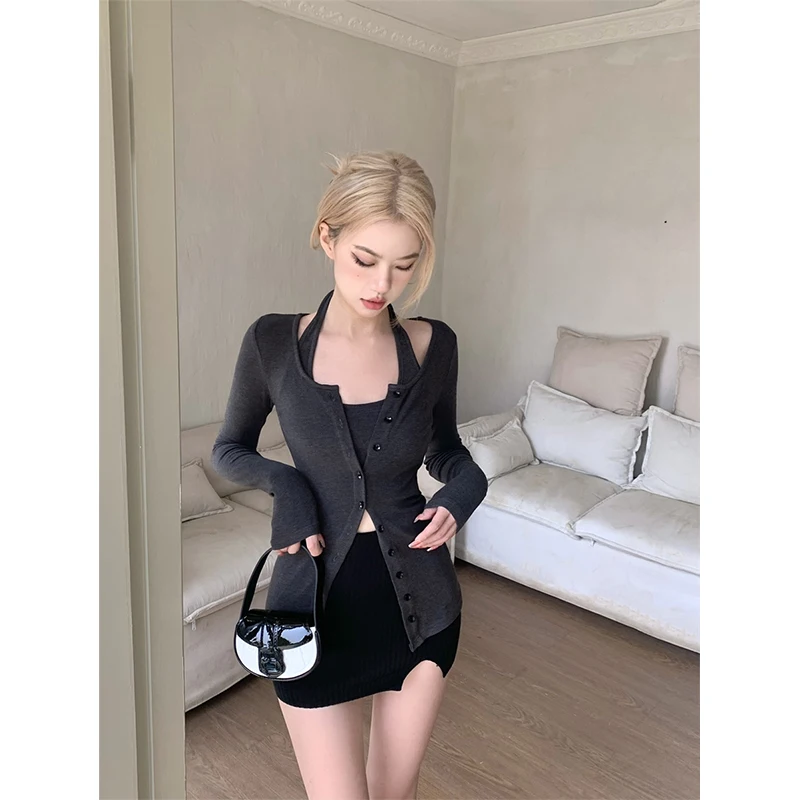 Большие размеры Ruyan ~ Осенняя женская одежда привлекательной формы 2024 новый