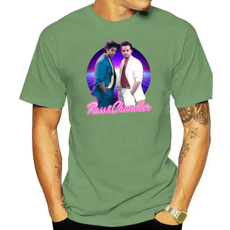 

Мужская футболка с надписью «Ross & amp Chandler Friends»