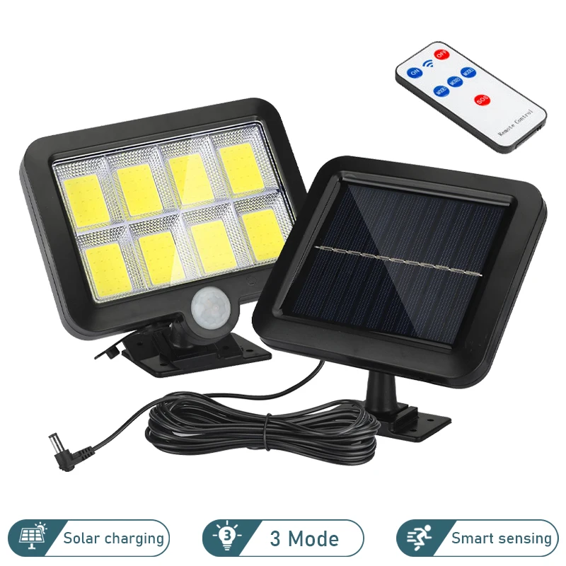 

Outdoor Solar LED Split Wall Lamp Waterproof 3 Mode Motion Sensor Lamps Garden Street Lighting Solar Lamp For Solar Garden Light
