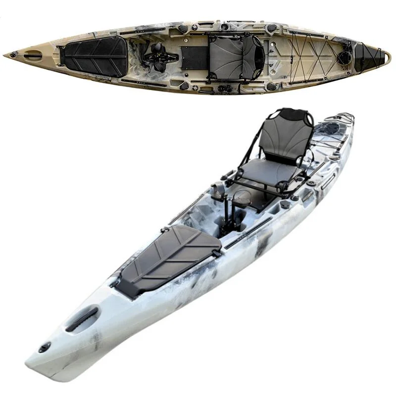 2023 Лучшая Новинка 14ft приманка соло ножная Педальная система привода рыболовное