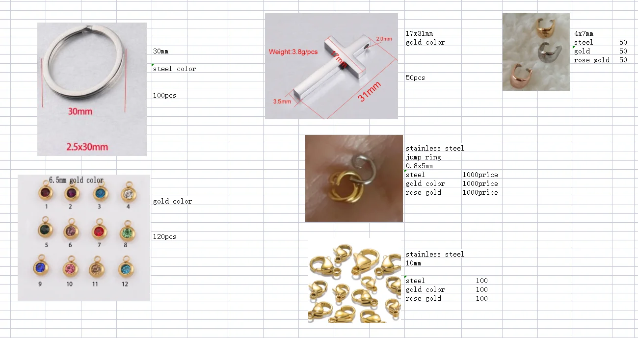 Рисунок 2 - Подвески из нержавеющей стали на