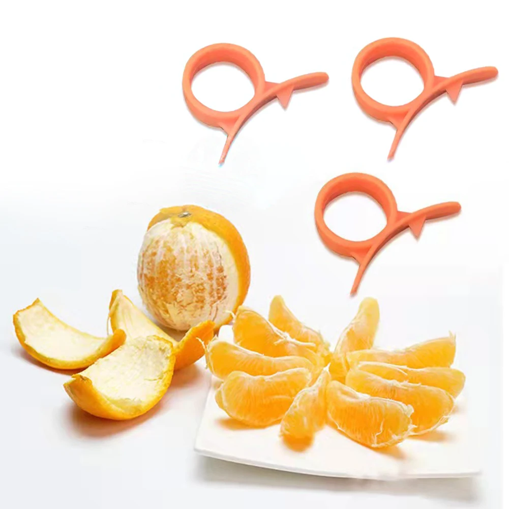 

Practical Orange Peeler Convenient Lemon Fruit Slicer Ring Type Clever Open Orange Device Novel Kitchen Open Orange Tool Ring