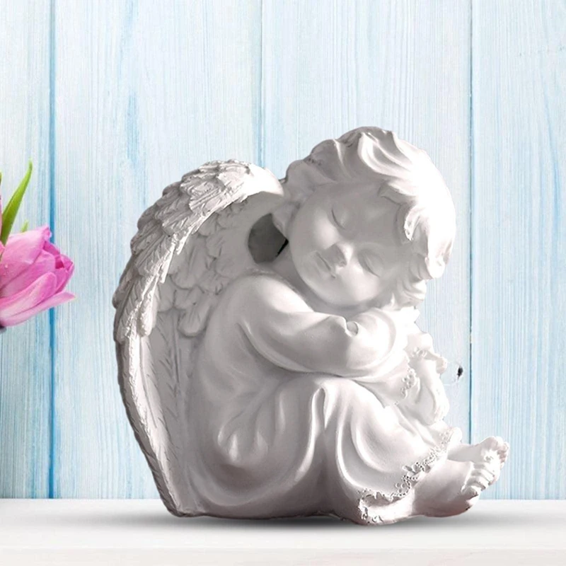 

Очаровательные Cherubs, статуи ангелов, хранитель, Спящий ангел, сад, крылья, ангел, фотопамятная статуя Ангела