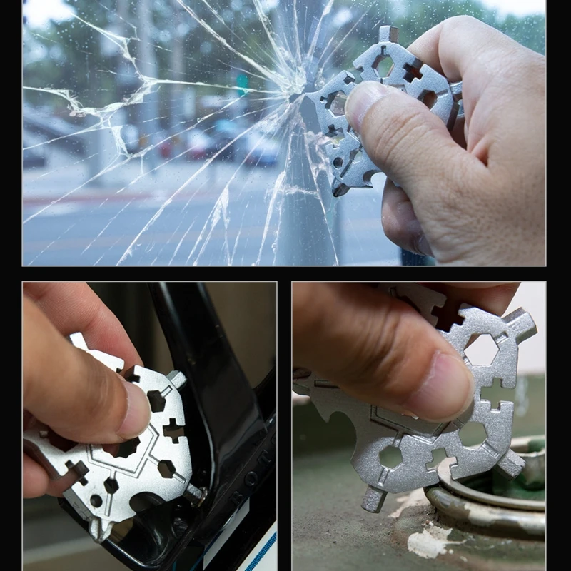 Снежинка 23 в 1 многофункциональный инструмент используемый качестве открывалки