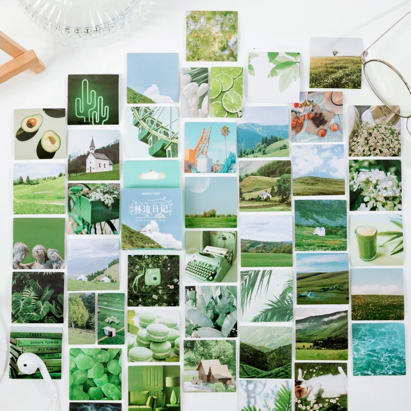 

Spring Outing Phone Aesthetic Stickers Decoracion Scrapbooking Accessories Sticker Flakes Office School Supplies 45PCS