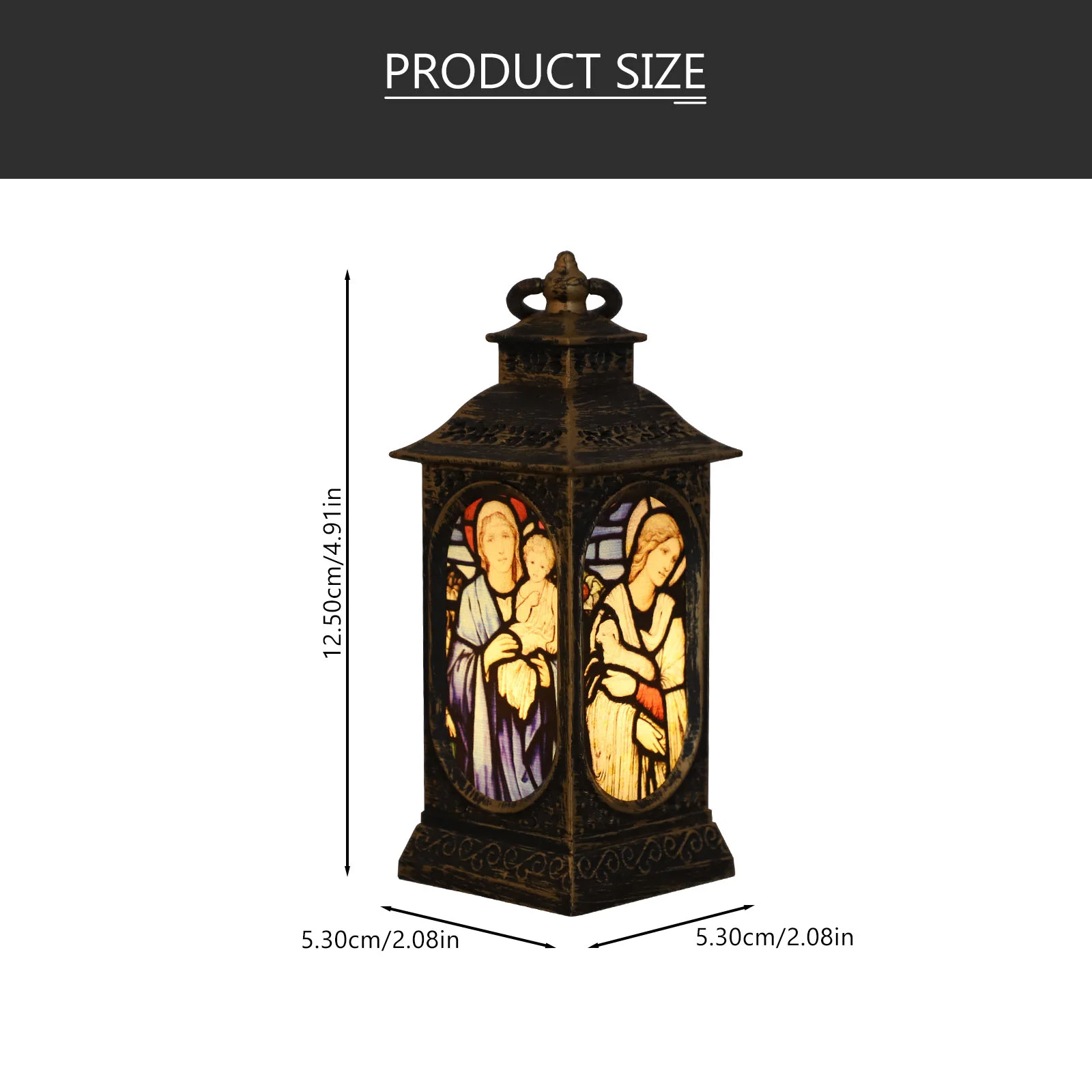 Маленькая масляная лампа украшение Рождественский фонарь ретро ночной