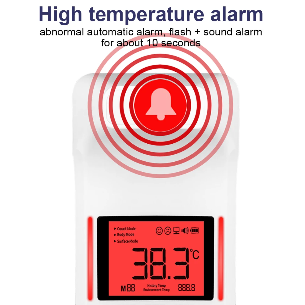 Настенный инфракрасный термометр K3Plus с ЖК-дисплеем цифровой датчик температуры