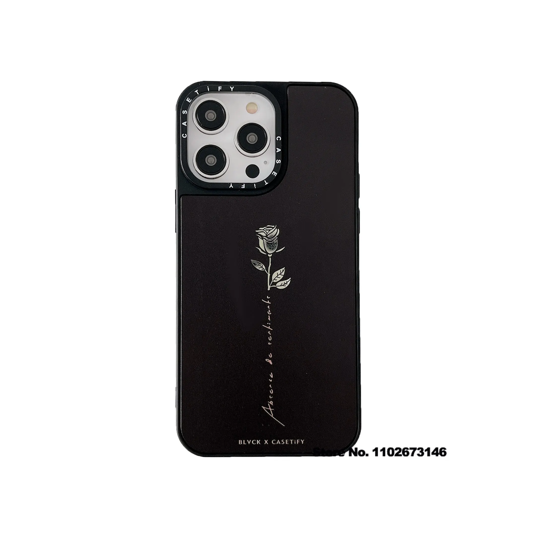 

CASETIFY Black Snake Inspirational Quotations Mirror Case for iphone 12 13 14 Pro 13 Mini 11 SE 2020 6 7 8 Plus Back Cover D0307
