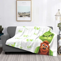 who stole christmas blanket grinch stole christmas plush warm supersoft fleece throw blanket for bedding bedspread cover couch