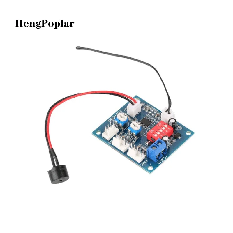 

Computer cooling four-wire PWM fan automatic temperature control speed control 1 channel temperature control 2 channel manual