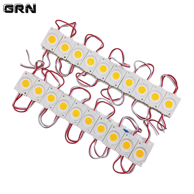 

20Pcs LED Module Lights DC12V 40W COB 9LEDs Waterproof Storefront Window Lamp for Car Signs Commercial Advertisement Lighting